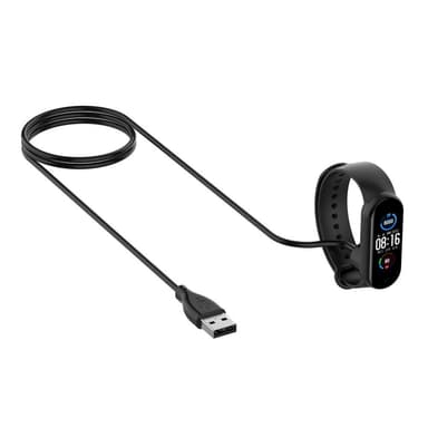 Xiaomi Mi Band 7/6/5 Opladningskabel - Sort