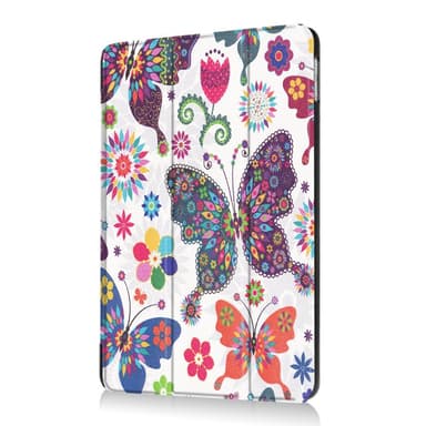 Til iPad 9.7 (2018)/9.7 (2017) Trifoldet stativetui - Sommerfugle