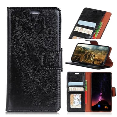 Nappa Texture Pung Taske til Samsung Galaxy Xcover 4s/4 - Sort