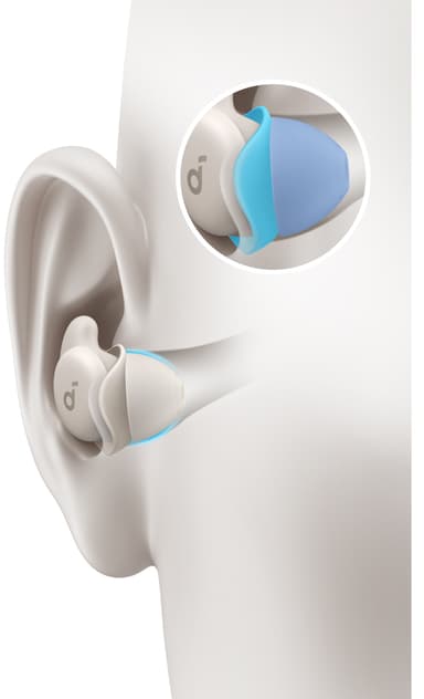 Soundcore Sleep A20 true wireless in-ear høretelefoner (hvid)