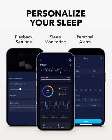 Soundcore Sleep A20 true wireless in-ear høretelefoner (hvid)