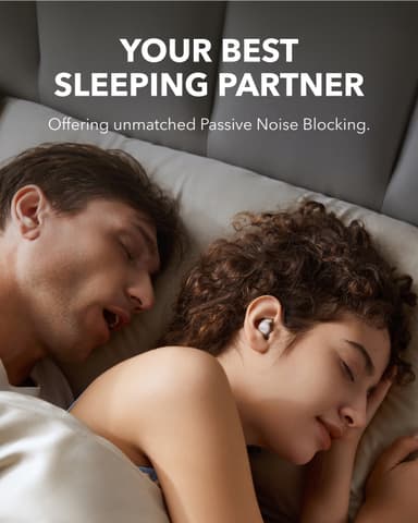 Soundcore Sleep A20 true wireless in-ear høretelefoner (hvid)