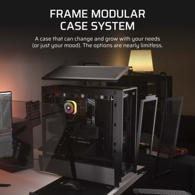 Corsair FRAME 4000D Mid-Tower PC-kabinet (sort)