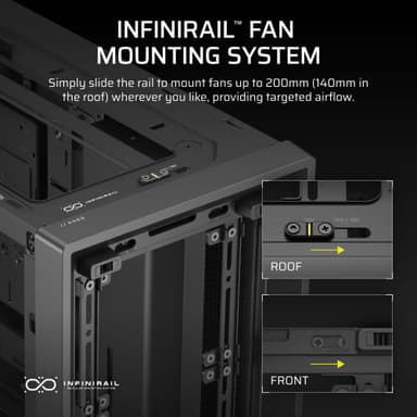 Corsair FRAME 4000D Mid-Tower PC-kabinet (sort)