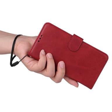 SKALO Samsung A16 PU-læder Pungetui - Rød