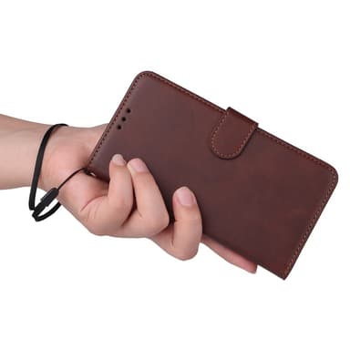 SKALO Samsung A16 PU-læder Pungetui - Brun