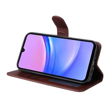 SKALO Samsung A16 PU-læder Pungetui - Brun