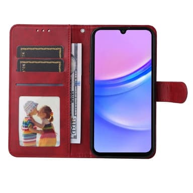 SKALO Samsung A16 PU-læder Pungetui - Rød