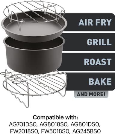 OBH Nordica/Tefal Easy Fry tillbehörsset för OBH Nordica XXL airfryer-modeller
