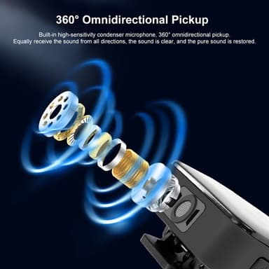 Puluz Trådløse mikrofoner med modtager til iPhone / iPad