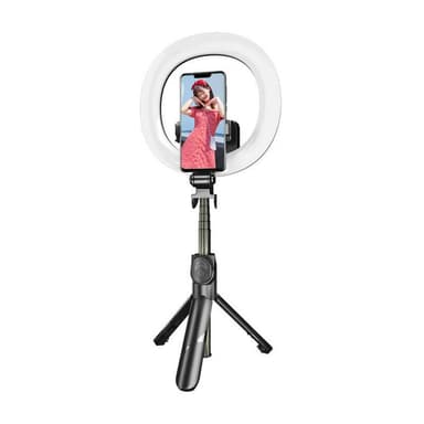 Selfie stick/stativ Puluz med LED lysring