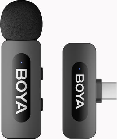 BOYA V10 trådløs clip-on-mikrofon