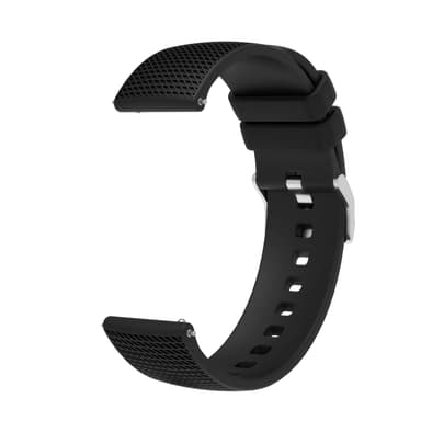 Silikonemønster urrem til Garmin Vivoactive 4 18mm Sort