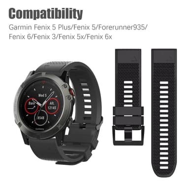 Urrem 26 mm Sort