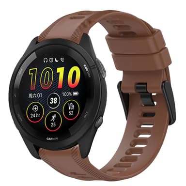 Urrem Silikone Garmin Forerunner 265 / 965 Sort