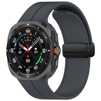 Urrem med magnetisk spænde, Samsung Watch Ultra 24mm Grå