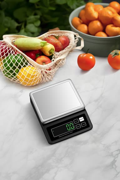 Elektronisk digital vægt Sort 5 kg/0,1 g