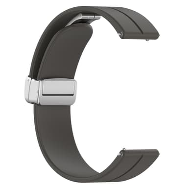 Magnetisk silikone urarmbånd 22 mm Grå