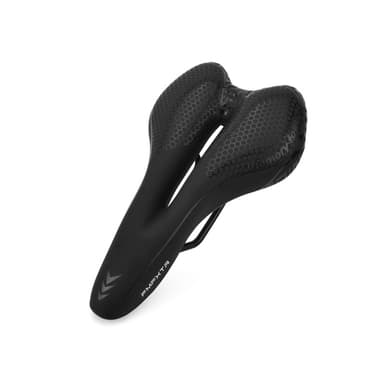 Memory Foam cykelsadel Sort
