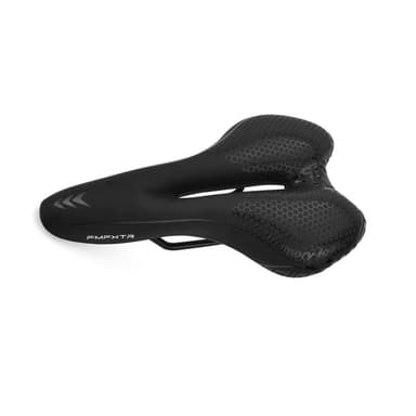 Memory Foam cykelsadel Sort