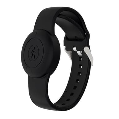 Silikone Airtag armbånd, Airtag armbånd, Airtag holder etui Sort