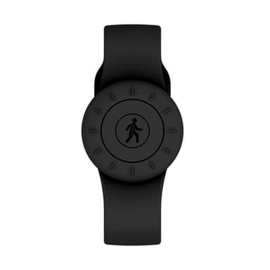 Silikone Airtag armbånd, Airtag armbånd, Airtag holder etui Sort