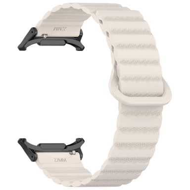 Samsung Galaxy Watch Ultra Dotted Magnetisk rem Hvid