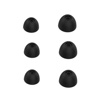 Bløde ørepropper til Samsung Galaxy Buds 2 in-ear øretelefoner 3,8 mm 3-par Sort