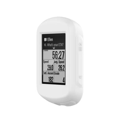 Beskyttende silikonetui til Garmin Edge 130 Hvid