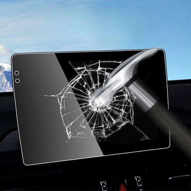 Skærmbeskytter til touchscreen infotainment bilnavigation, HD clear 10.1-10.2 inch