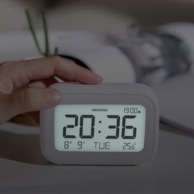LED digitalt vækkeur