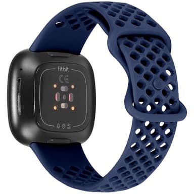Silikone urrem til Fitbit Versa 3 / Fitbit Sense Blå