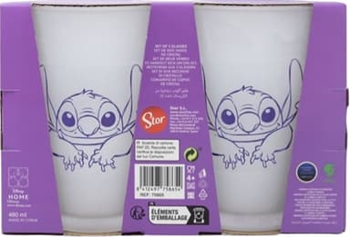 Konix Stitch vandglas (2-pakke)