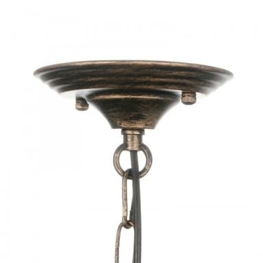 Lampe med vandrørsdesign