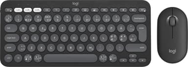 Logitech Pebble 2 K380S/M350S tastatur- og musekombo (Graphite)