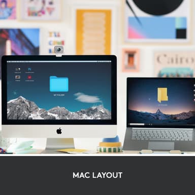 Logitech MX Keys Mini trådløst tastatur til Mac (pale gray)