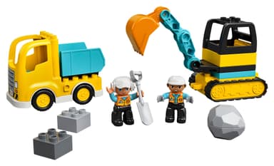 LEGO DUPLO Town Lastbil og gravemaskine på larvefødder 10931