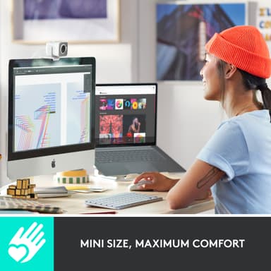 Logitech MX Keys Mini trådløst tastatur til Mac (pale gray)