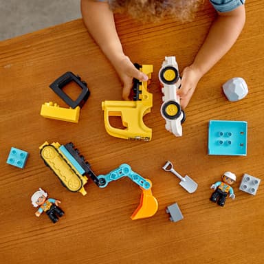 LEGO DUPLO Town Lastbil og gravemaskine på larvefødder 10931
