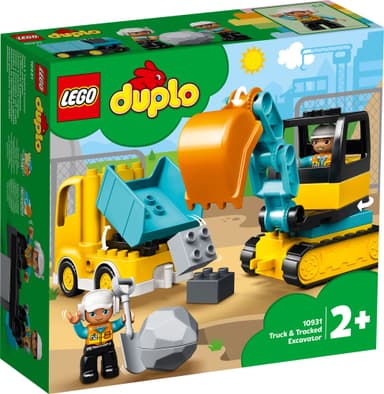 LEGO DUPLO Town Lastbil og gravemaskine på larvefødder 10931