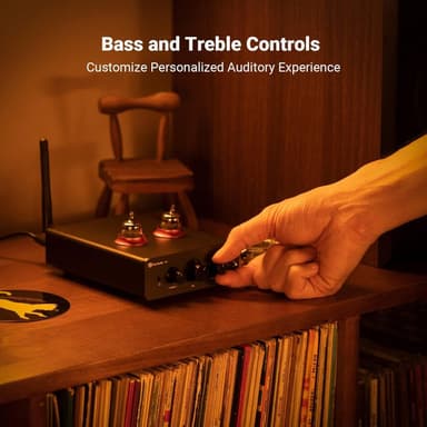 Fosi Audio P3 Tube Preamp Hovedtelefonforstærker Bluetooth aptX LL HD Bas