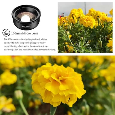 APEXEL HD100mm Makroobjektiv til smartphone APL-HB100MM