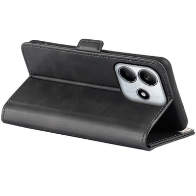 SKALO Xiaomi Redmi Note 14 4G Premium ID Flip Cover - Sort