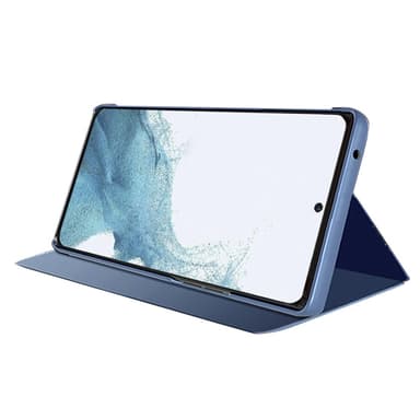 SKALO Samsung S25 Clear View Flip Cover - Lilla