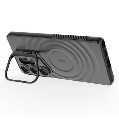 SKALO Samsung S25 Ultra Ripple Texture Cover - Grå