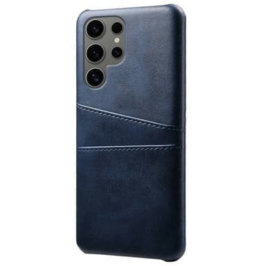 SKALO Samsung S25 Ultra PU-Læder Kortholder Cover - Blå