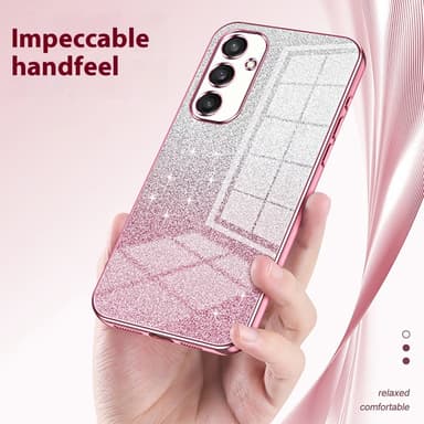 SKALO Samsung S25 Electroplating Glitter Cover - Pink