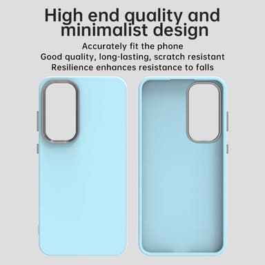 SKALO Samsung S25 Color TPU Metal Cover - Blå