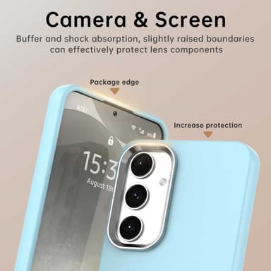 SKALO Samsung S25 Color TPU Metal Cover - Blå