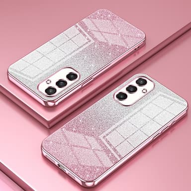 SKALO Samsung S25 Electroplating Glitter Cover - Pink